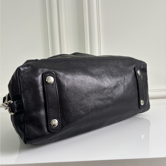 Y2K Vintage Coach Black Leather Madison Sabrina Satchel Handbag 12937 - Picture 7 of 10